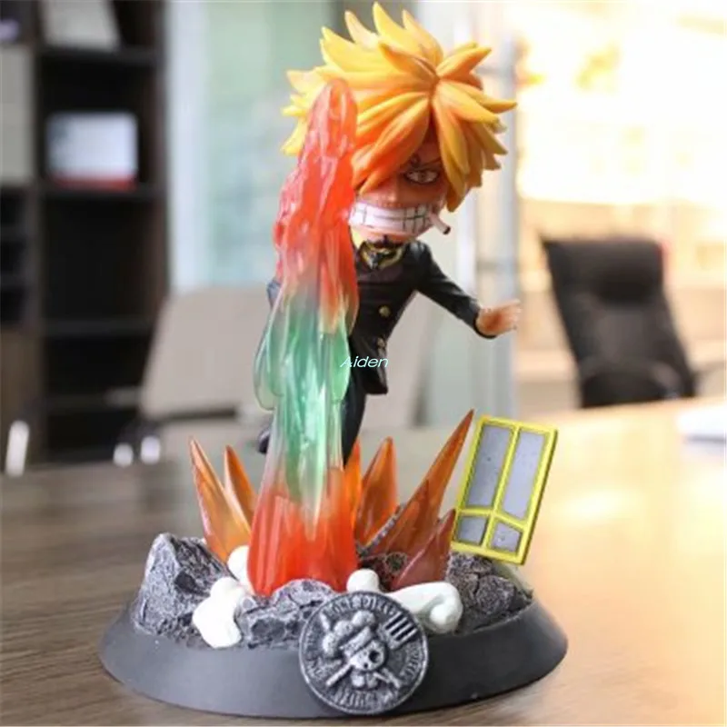 8 &quotЦельная соломенная шляпа Пираты шеф повара Vinsmoke Sanji VinsmokeFamily ПВХ фигурка