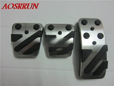 Don't need to punch car accessories Stainless Steel Pedal Accelerator Brake Clutch Cover For mitsubishi Eclipse Cross - Цвет: MT