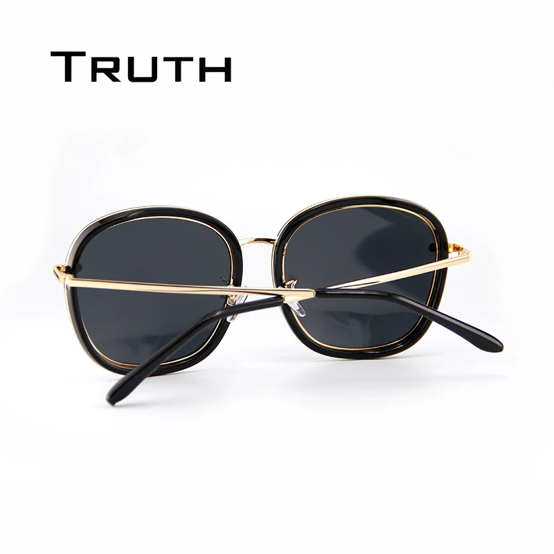 Правда Ацетат круглые очки женщина 2017 упаковка металлический мост женские