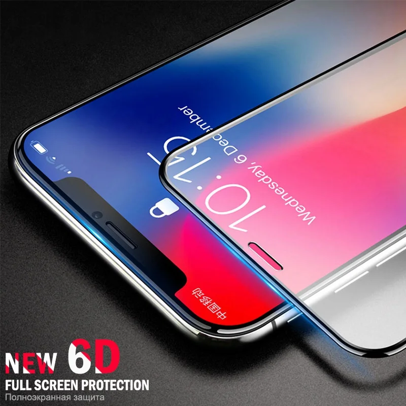 6D закаленное стекло для Vivo V15 V11 V17 Pro iQOO Neo Z5x полное покрытие Защитное экрана U10 V9 V11i