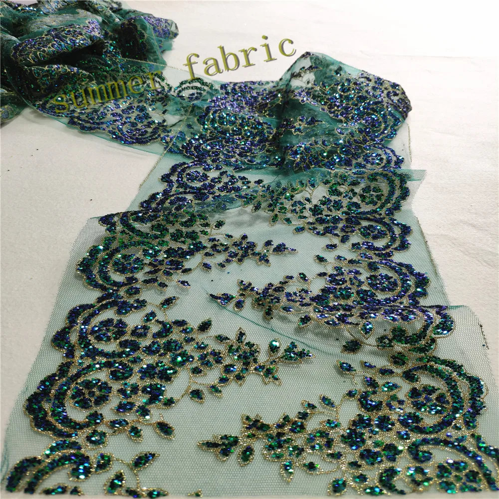 10 yards French Nigerian Lace fabric 2019 High Quality lace trim glitter Tulle African Laces Fabric | Дом и сад