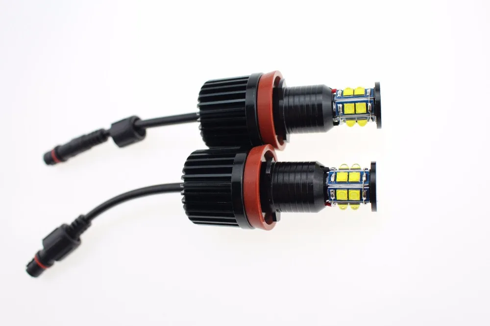 Одна пара H8 120 Вт CREE чип светодиодный ангельский глаз кольцо гало DRL лампа