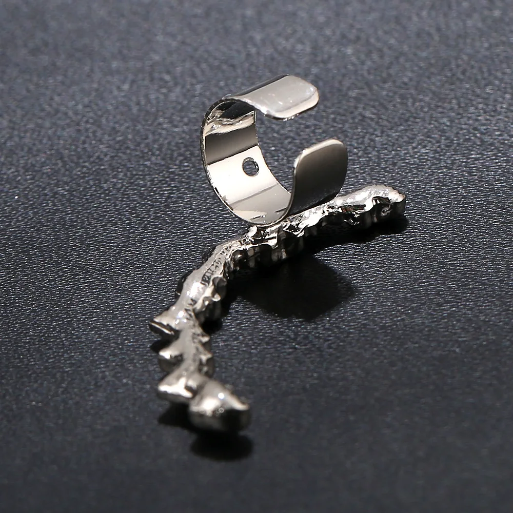 Женские серьги-манжеты ZLDYOU с кристаллами золотое/серебряное покрытие | Украшения