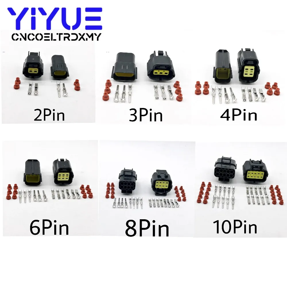 

1 sets Denso 2/3/4/6/8/10 Pin Way Waterproof Wire Connector Plug Car Auto Sealed Electrical Set Car Truck connect