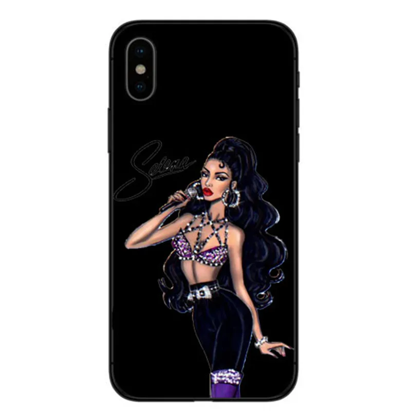 TPU Топ латинский художник '90s Selena quintanilla Cliente Alta Qualidade чехол для телефона для iPhone 5 8 7 6 Plus 5 XR X XS MAX Coque - Цвет: TPU