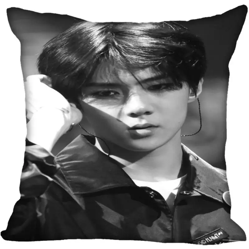 10 Новые Заказные наволочки EXO Oh SeHun, квадратная шелковая наволочка с принтом, домашние декоративные Сатиновые Наволочки на молнии(одна сторона - Цвет: 10