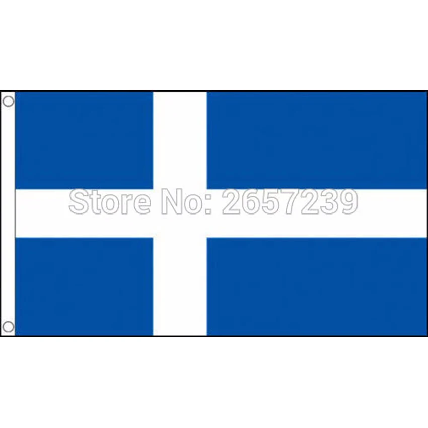 Bretaña Флаг Шотландии 150X90CM 3x5 футов 100D полиэстер латунные прокладки изготовленный