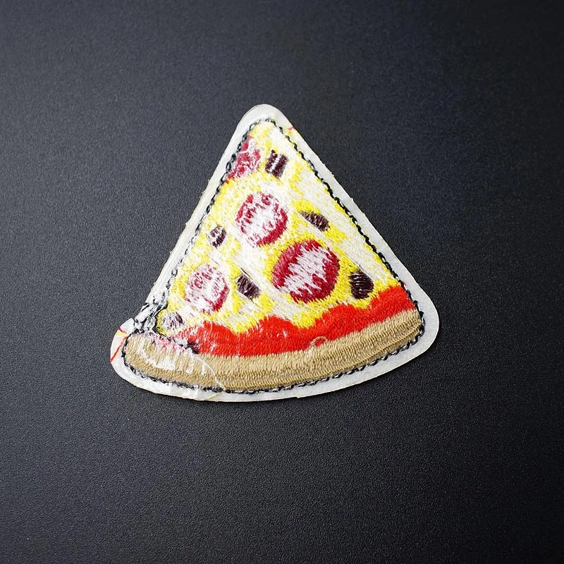 Пицца (Размер: 5 1x5 1 см) DIY Значки для одежды Mend Decorate Patches джинсовая сумка Одежда