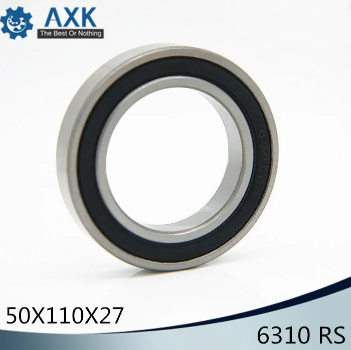 6310RS подшипник ABEC 3 (1 шт.) 50*110*27 мм шайбовый с глубоким 6310 2RS упорные шариковые