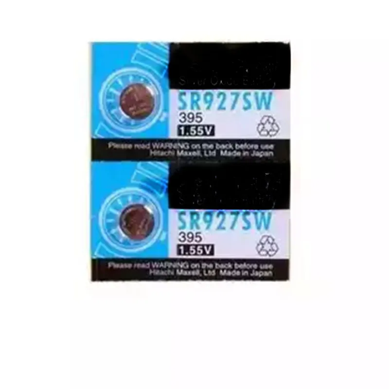 2 шт. совершенно новый долговечный 395 SR927SW LR57 LR927 AG7 батарейный блок для часов