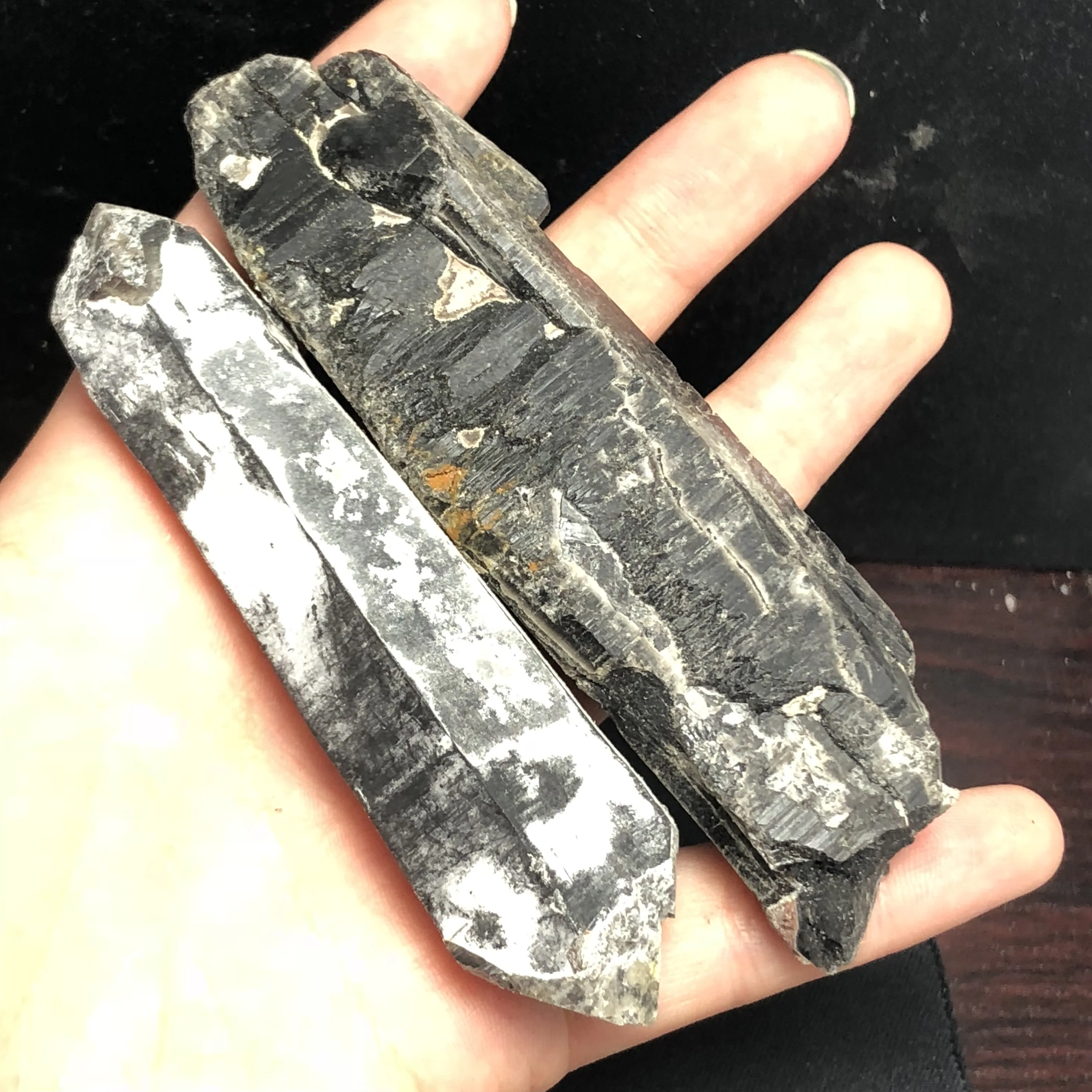 Натуральный черный турмалин необработанный камень столбы для украшения|pillar|pillars