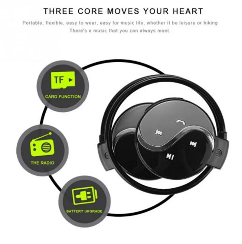 Спортивные наушники mini603 слот для карт Micro + FM Радио Беспроводной bluetooth |