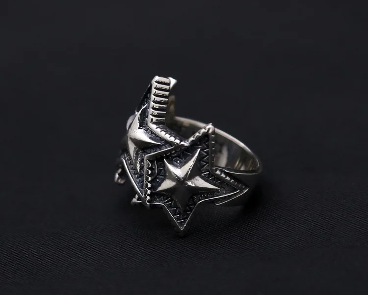 Оптовая продажа с фабрики Серебряное классическое кольцо Cody азиатской звезды