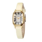 Женские часы в стиле ретро с перламутром, дамские часы Julius, японские кварцевые часы, модные часы из натуральной кожи для девочек, подарок на день рождения, без коробки