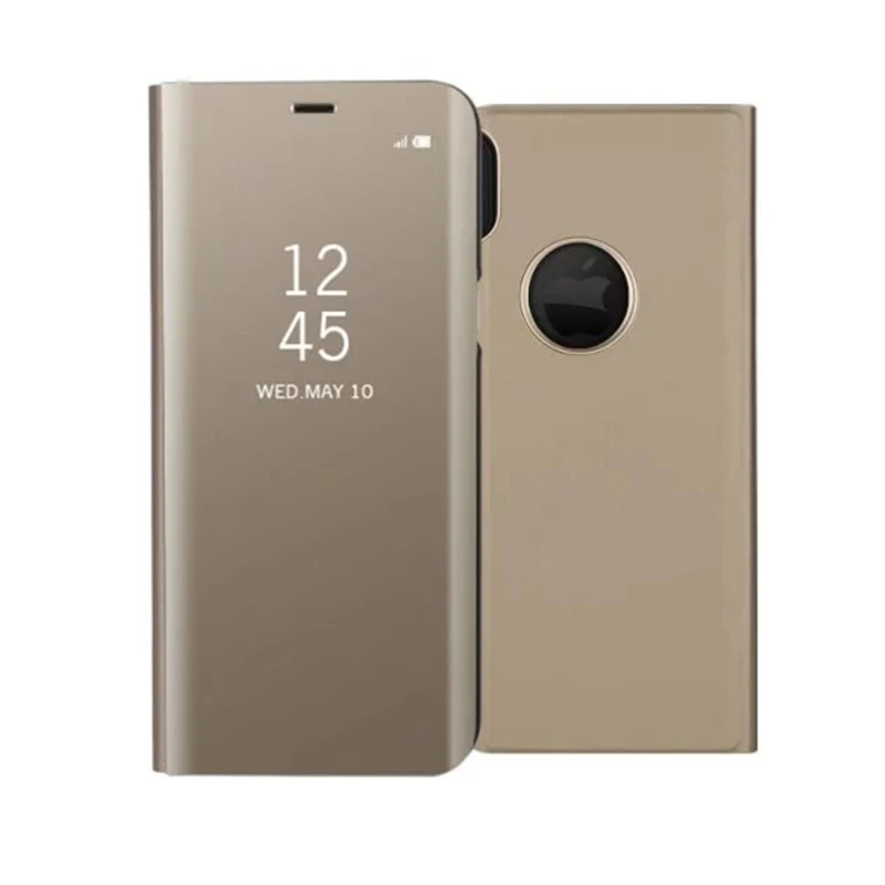 Чехол для iPhone 9X8 Plus 7 6 S зеркальный прозрачный умный кожаный чехол Samsung Galaxy Note 9 S9 S8 A9