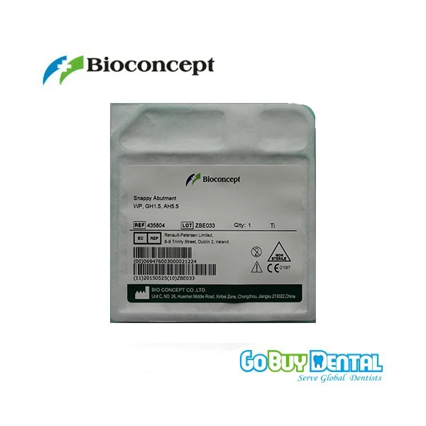 Запасная муфта Snappy Abutment WP GH1.5mm AH5.5mm (435804) совместимая с Нобелевской системой Biocare |