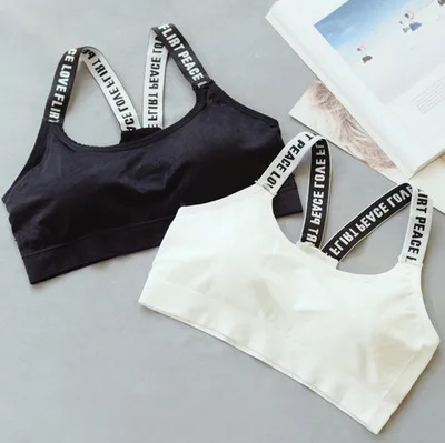 

Sports Fitness Bra Daily Soft Bralette Top Lingerie Women Sports Bras Female Girls Brassiere Underwear Gym Exercise Soft Bra