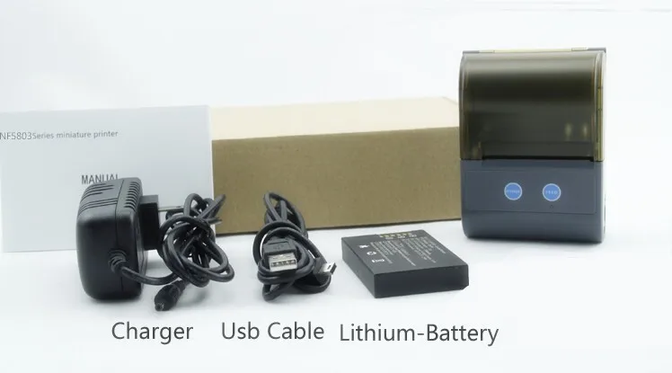 Мобильный мини принтер Bluetooth 2 0 Термопринтер для чеков|mobile mini printer|receipt printerthermal