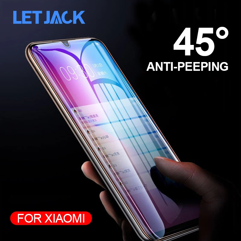 Секретность Антишпион закаленное стекло на Xiaomi Redmi Note 7 защитная пленка для