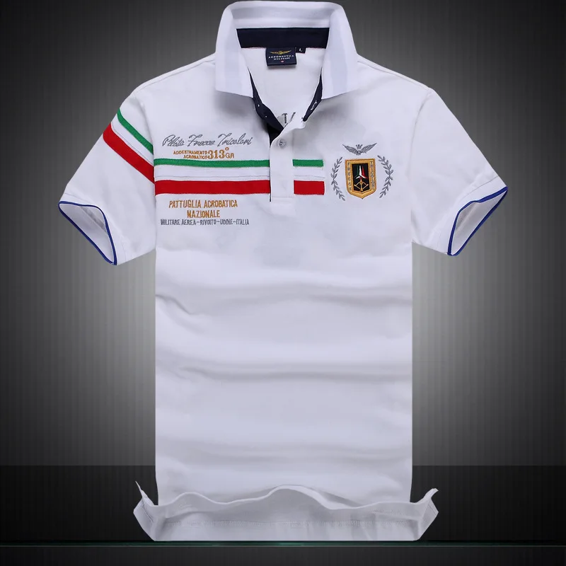 2017 Polo Рубашки Вышивка Короткими Рукавами Shirt Мужчины Camisas Тонкий Дышащий Поло