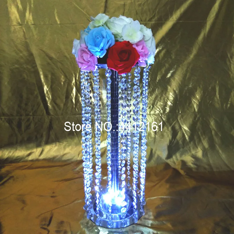 Акриловая Хрустальная Свадебная центральная деталь подставка для свинца дороги