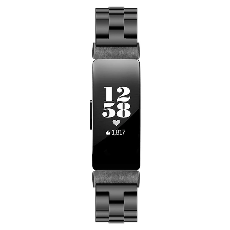 Сменный ремешок из нержавеющей стали для Fitbit Inspire HR& Inspire, роскошный спортивный браслет, Смарт-часы 19Mar29