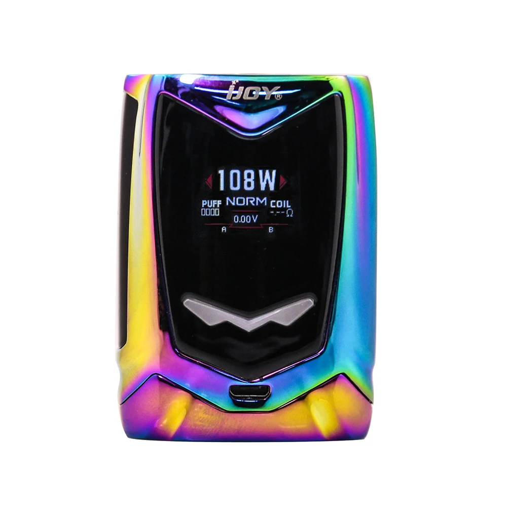 Оригинальный Ijoy Avenger Baby 108 ВТ TC бокс мод с двумя 20350 батареями умный голосовой