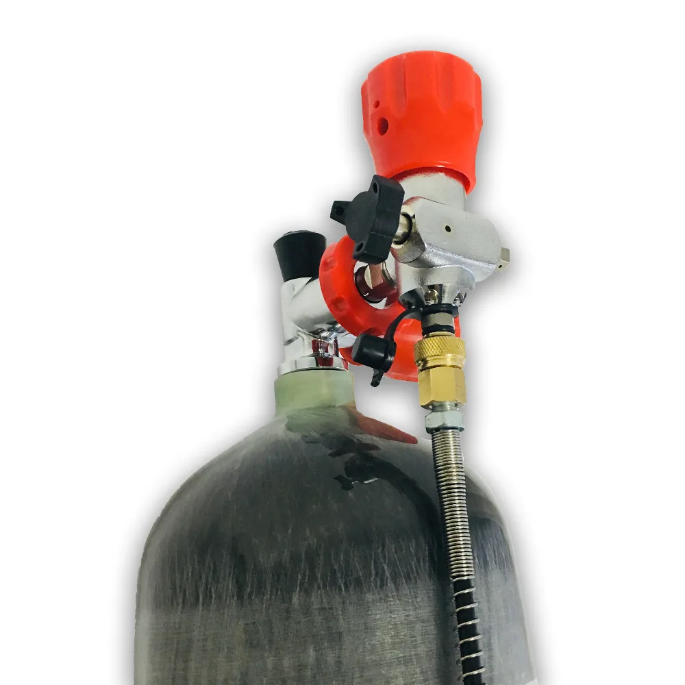 AC168101 6.8L CE Scuba Mini Scuba Tank Air Gun Condor Pcp Compressed Airgun Air Rifle Paintball Tank With Valve& Filling Station