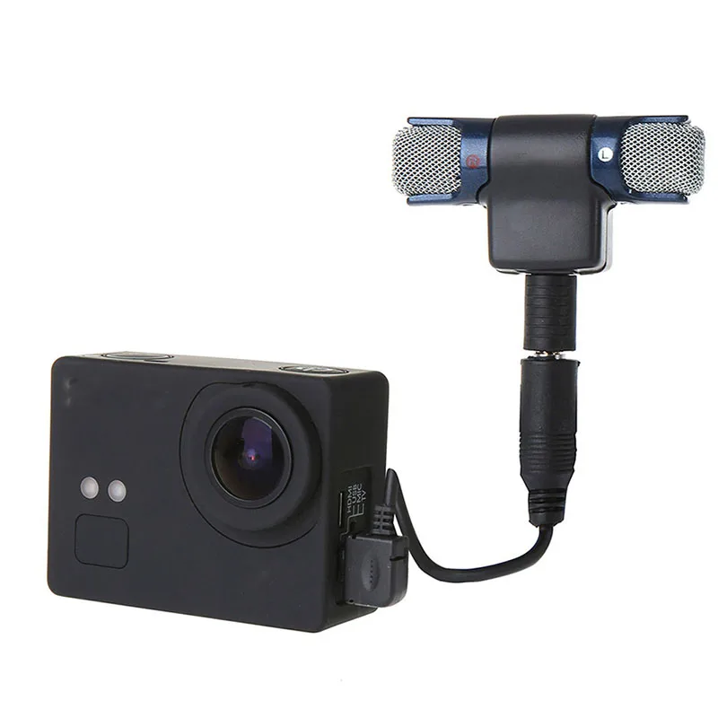 Конденсаторный микрофон для GoPro Hero 3 + 4 5 мм | Электроника