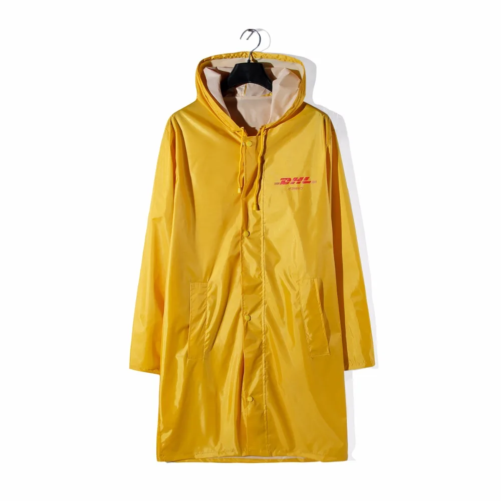 Vetements куртки DHL для мужчин и женщин 1:1 высококачественный плащ верхняя одежда