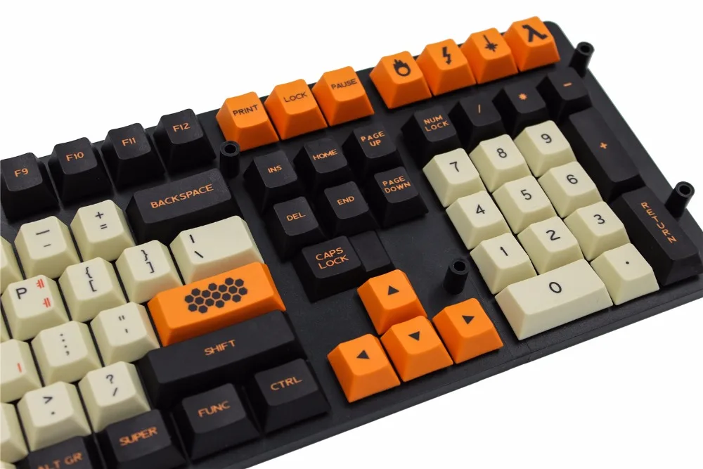 Английская/Корейская версия 169/124 ключа PBT Cherry оригинальная высота IOS Keycap