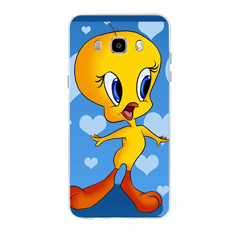 Tweety чехол с изображением птиц Мягкий Силиконовый ТПУ для телефона Samsung Galaxy S6 S6edge