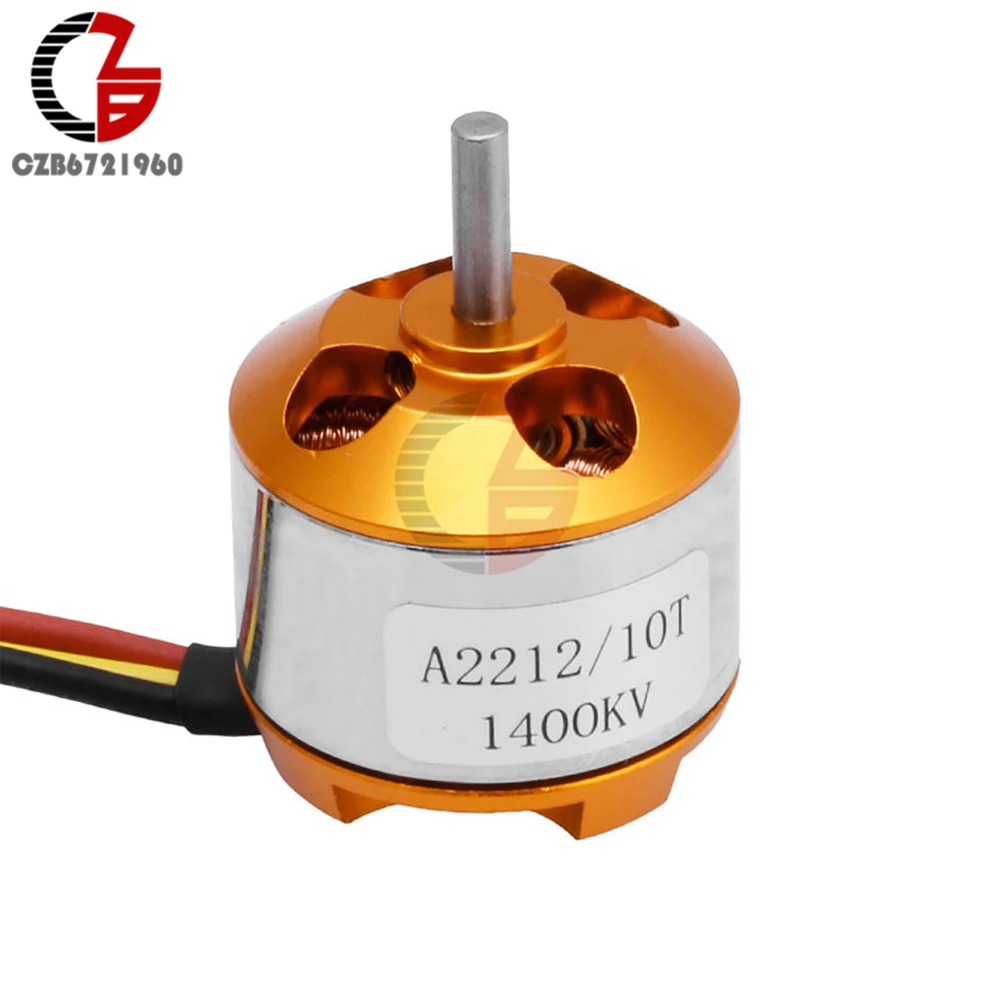 Бесщеточный мотор для авиационного вертолета A2212 1400KV Квадрокоптер