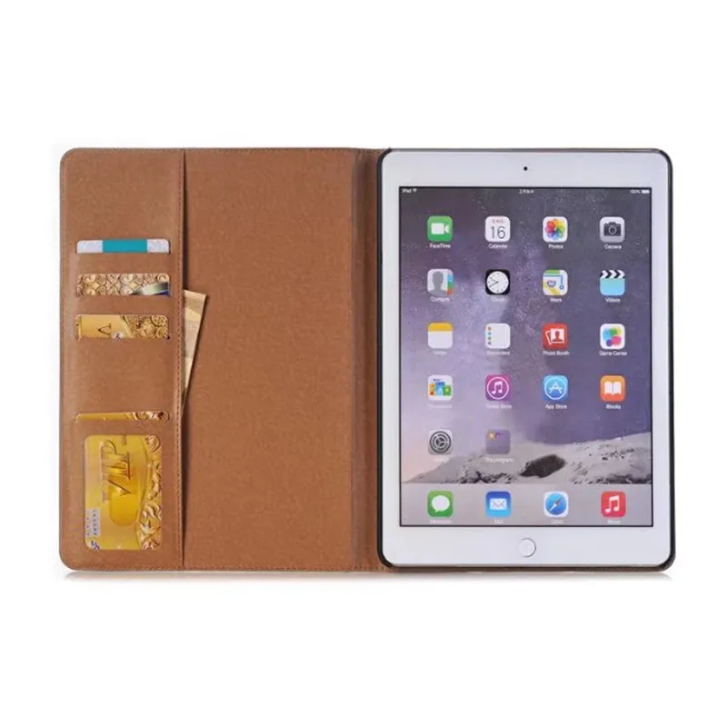 Чехол для iPad Air2 премиальный деловой книжка из искусственной кожи с подставкой