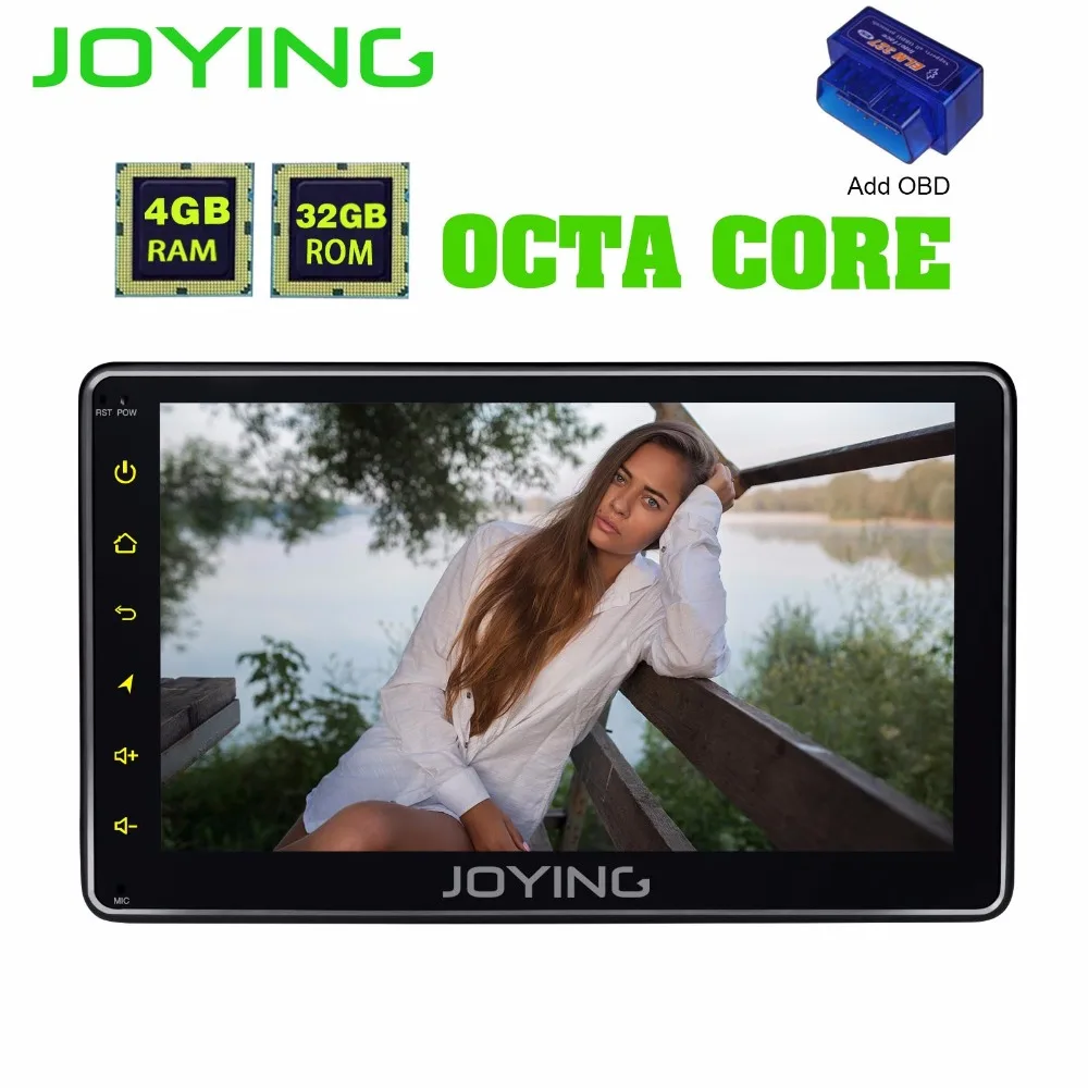 JOYING 7 &quotIntel Восьмиядерный один Din головное устройство Универсальный Android 8 1