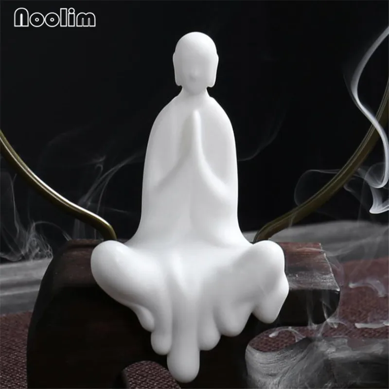 Подставка для благовоний в китайском стиле керамическая горелка форме Будды с