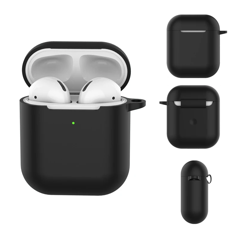 Мягкий силиконовый чехол для AirPods 2nd противоударный Apple Air Pods 2 наушников s защитный