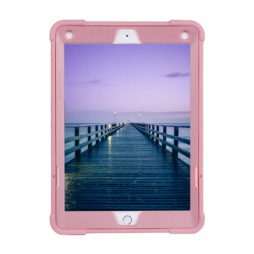 Новый гибридный прочный силиконовый чехол 3 в 1 для ПК пластиковый со встроенной