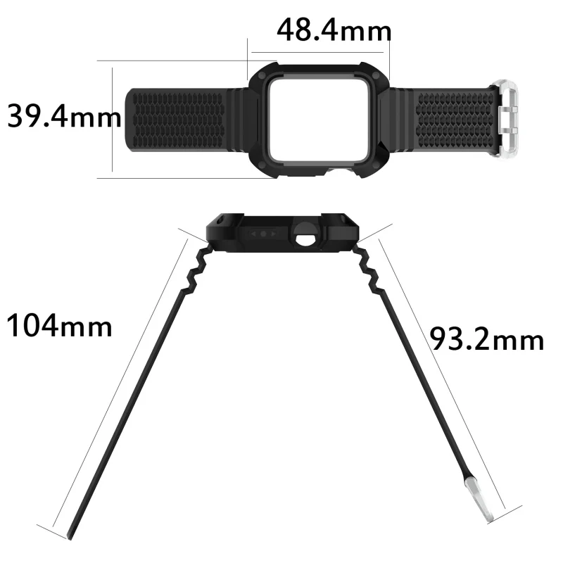 Силиконовый чехол для часов Apple Watch спортивные наручные часы браслет iwatch 3/2/1 42 мм 38
