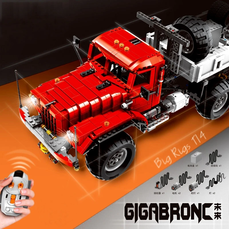 Xingbao 07401 MOC Technic Kits Big Rigs T14 Building Blocks Bricks Children Educational DIY LPing Toys Model Gift Clone Lepinges | Игрушки и