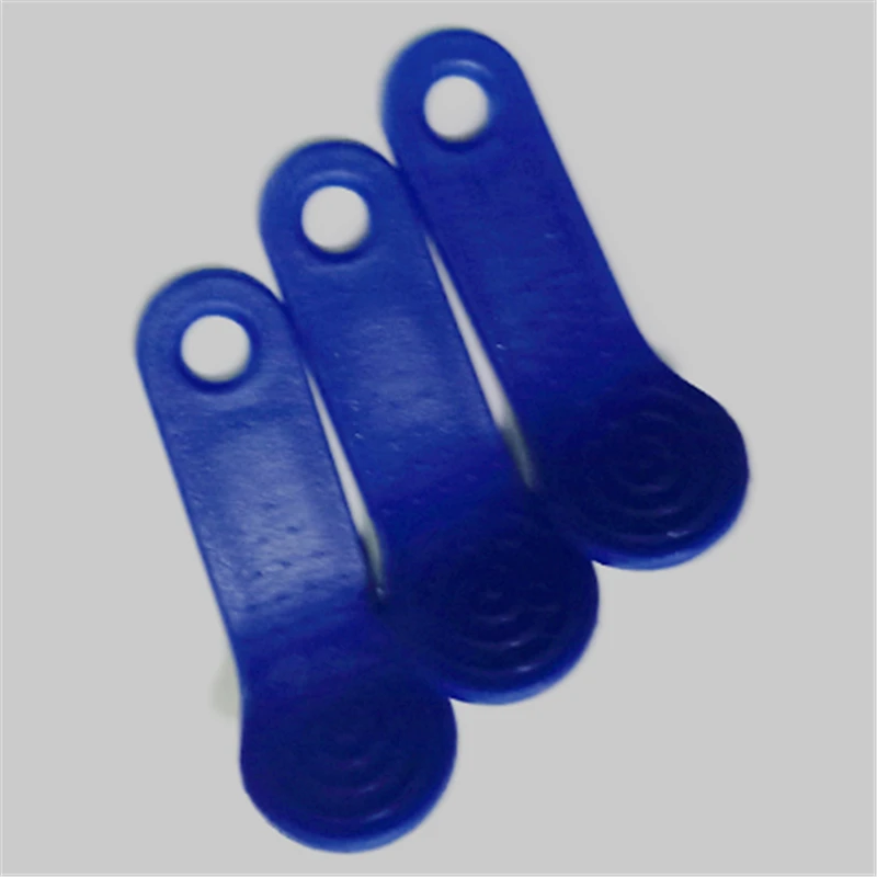 

300 pcs waterproof TM1990A-F5 ibutton with blue holders
