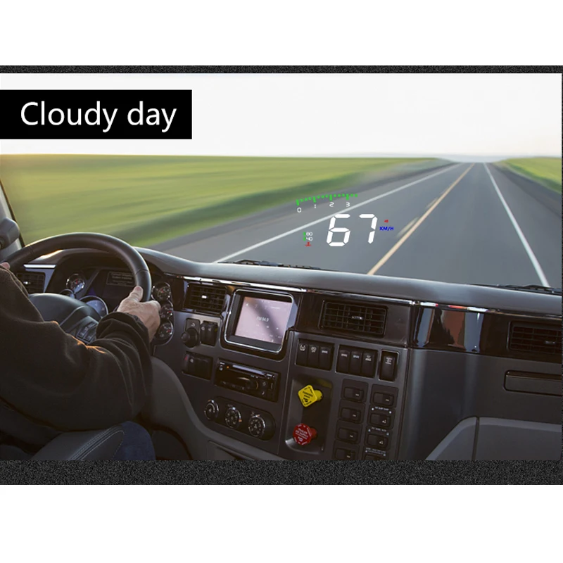 Автомобильный дисплей на лобовое стекло YASOKRO A900 OBD2 спидометр проектор цифровой