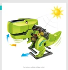 Новая солнечная энергия 3 в 1 трансформация мир Юрского периода Динозавр насекомое бурильщик робот игрушка DIY Развивающие игрушки для детей