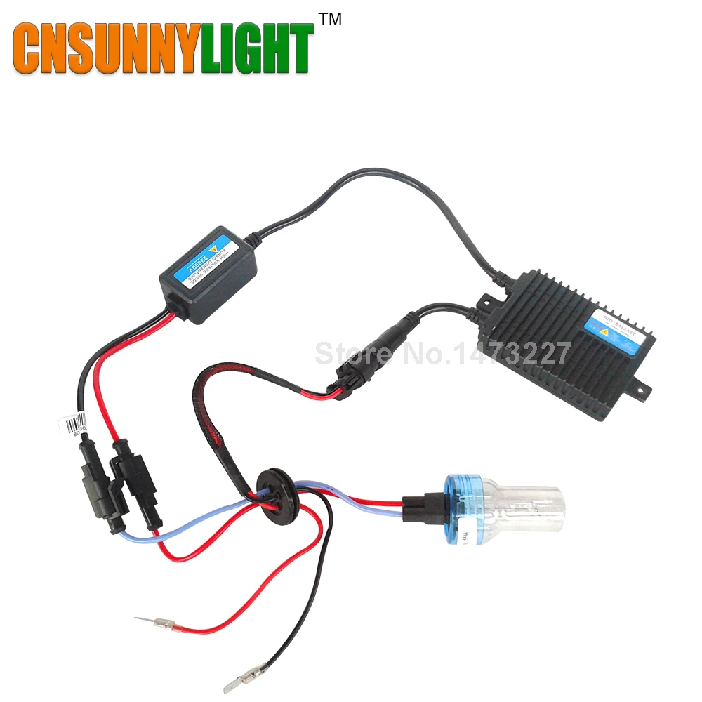 Лампа CNSUNNYLIGHT комплект для переоборудования ксенона Hid 55W H1 H3 H7 H8 H11 9005 9006 HB3 HB4 880 с