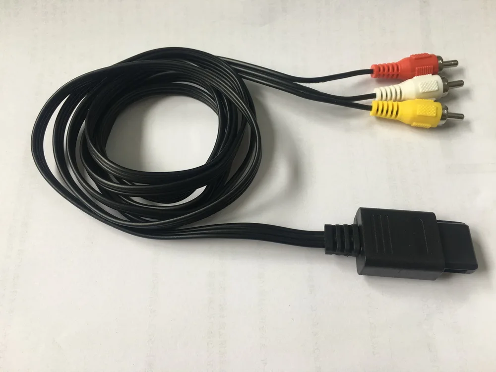 Композитный кабель AV совместимый с Nand 64 N64/GameCube GC/Super nasud S N E черный|Запасные части|