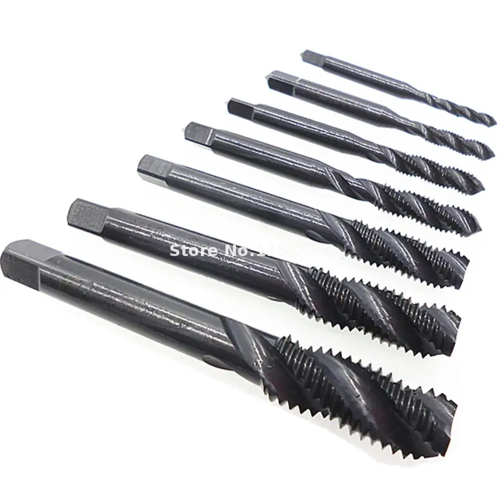 7 шт. резьбе Метрическая затычка Метчик азотирования спираль точки винтовой кран