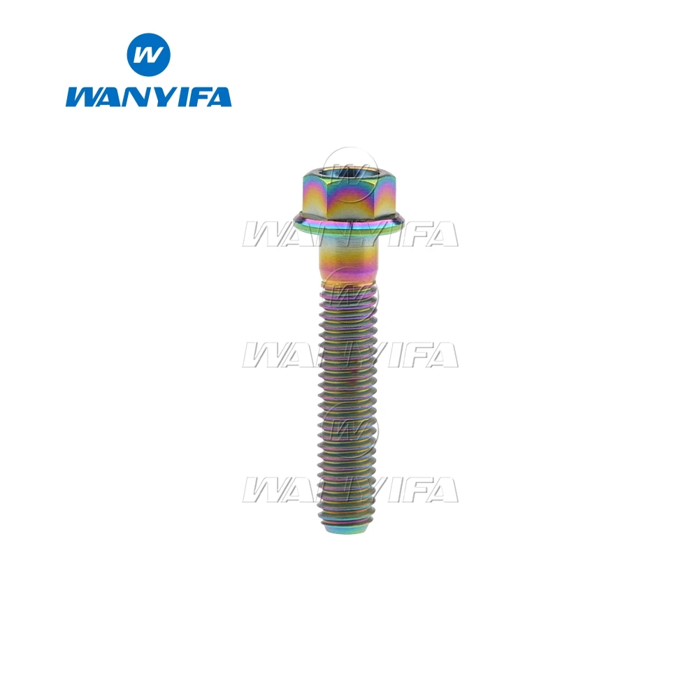 Wanifa Винт С Титановым болтом M6x10 15 20 25 30 35 40 45 50 55 60 65 мм маленький фланец для