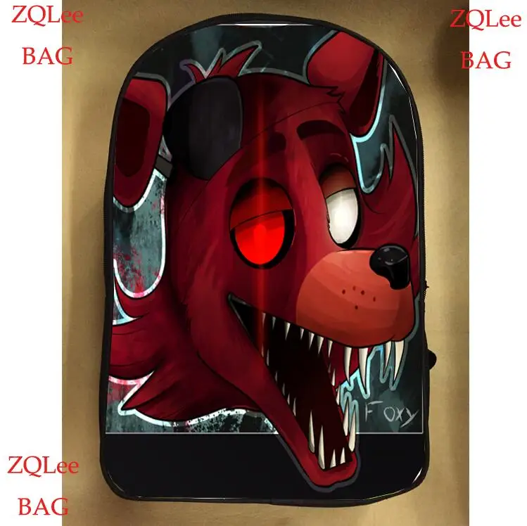 13-дюймовый игровой аниме рюкзак двухслойные школьные сумки для детей 1 Фредди