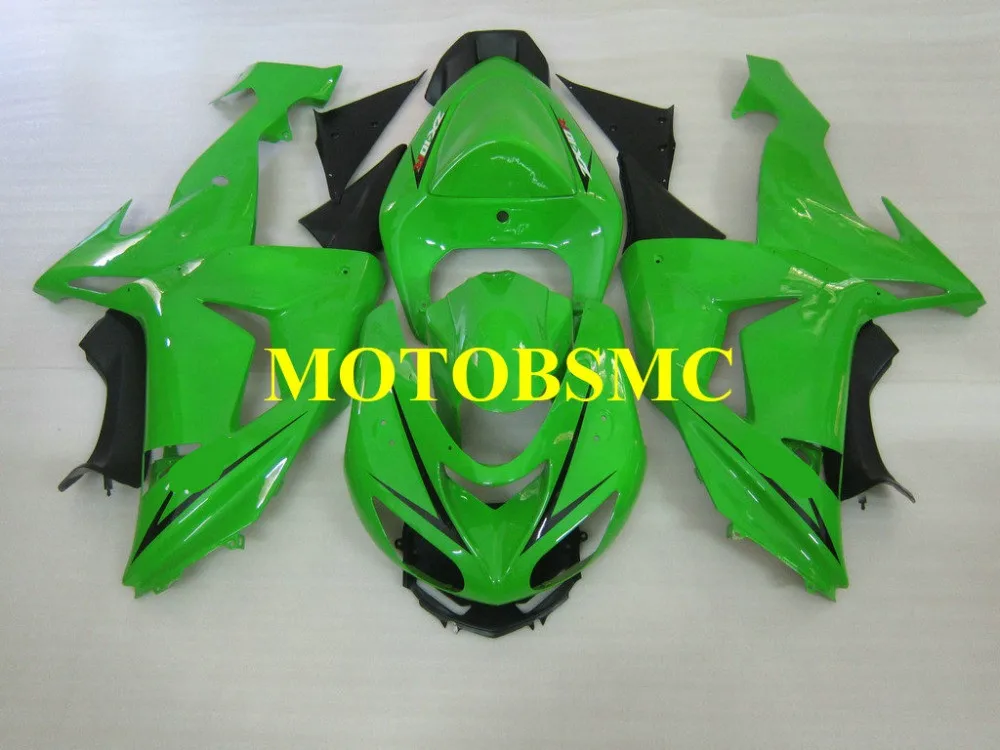 Комплект обтекателей для KAWASAKI Ninja ZX10R 06 07 ZX 10R 2006 2007 ABS отличный зеленый комплект +