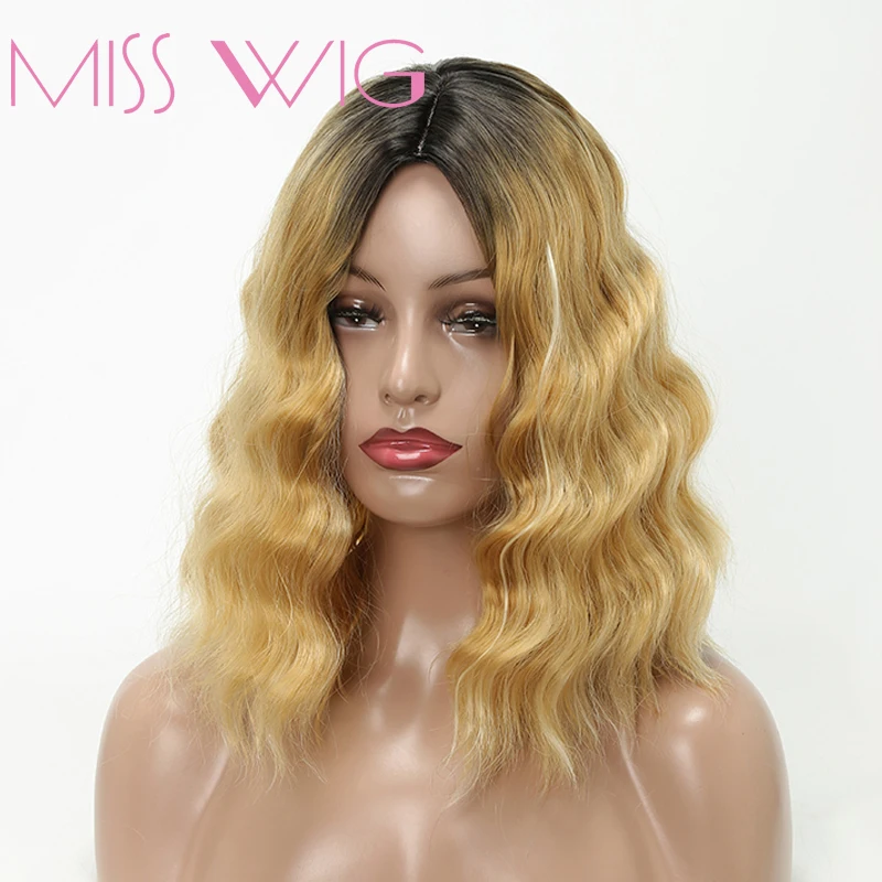 MISS WIG 16 дюймов 200 г цвет кудрявые вьющиеся парики для черных женщин синтетические